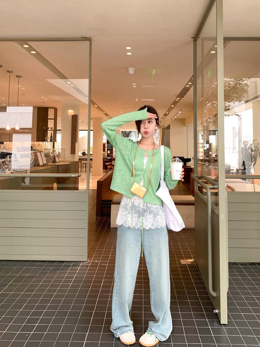 <曾小咸推荐>蕾丝边叠穿吊带背心 商品图8