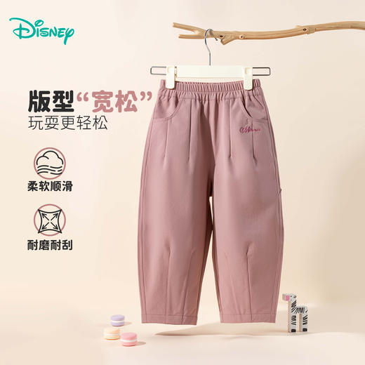 迪士尼宝宝女童梭织长裤ZD3EK021 商品图2