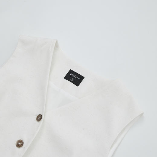 老钱风高级感通勤风套装女夏季马甲搭阔腿裤两件套V0051048 商品图5