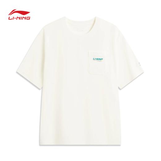 李宁运动潮流系列男女同款宽松短袖文化衫ATSV357 商品图0