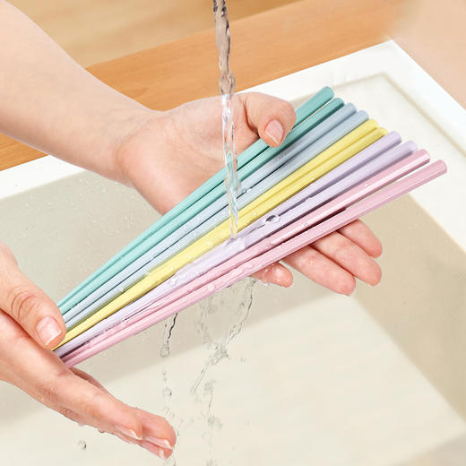 【双12直播专享】【20积分+9.9元】康巴赫 健康分食合金筷 5双 清洗方便 商品图9