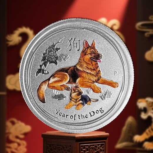 澳大利亚生肖彩色银币 封装版 含纯银1/4盎司 商品图0