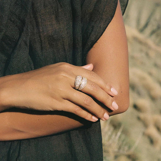 北京仓｜Agapee-CASSIOPÉE-满钻 穹顶 戒指［法国设计师］ 商品图2