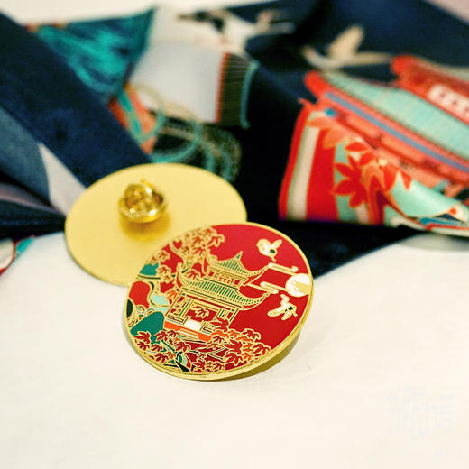 岳麓书院「麓云湘水」徽章—爱晚亭 商品图4