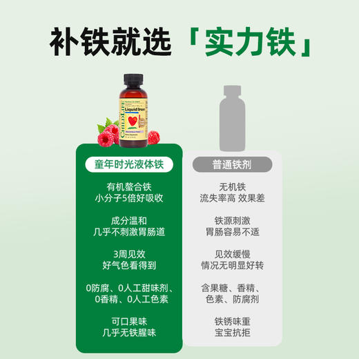 ChildLife童年时光 补铁营养液 贫血有效补铁 商品图1