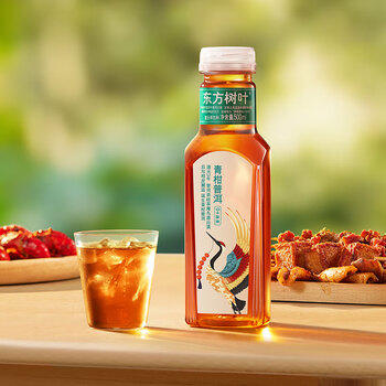 农夫山泉东方树叶青柑普洱茶500ml*15瓶无糖茶饮料0糖0脂0卡整箱 商品图4