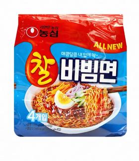 农心辣拌面4连包520g