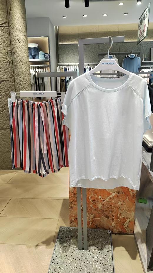 （清凉组合，回馈价，不退换）SCHIESSER德国舒雅女士夏日凉爽系列（实体店实拍，实物颜色稍微深一点） 上衣薄款棉+裤子粘纤亲肤套装31/22808U 31/22382P 商品图12