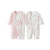 贝贝怡【2件装7A抗菌哈衣】春秋新款男女宝宝侧开连体衣满月抱衣爬服ZB3EL012 商品缩略图0