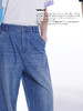 ASMEMMO咦哇•“加州仲夏”水洗拖地开叉牛仔裤宽松阔腿休闲长裤 商品缩略图1