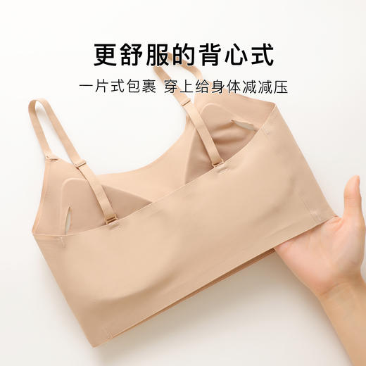 【隐形粉底液】内衣女无痕软支撑上托聚拢提拉防垂收副乳美背文胸梦与伊人 商品图7