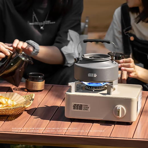 【金皇会129金币专享】 TANXIANZHE探险者户外炉具套装户外卡式炉锅炉露营装备套锅水壶全套组合 商品图4