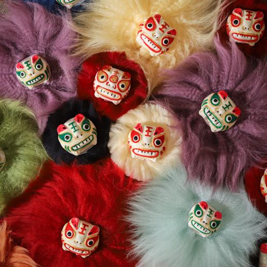 浚县皮老虎 全手工制作包挂车挂冰箱贴 会叫的中华传统毛绒玩具 商品图0