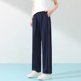 冰丝校裤！2025夏季直筒裤男女学生超薄长裤一道杠初中高中小学生速干裤！