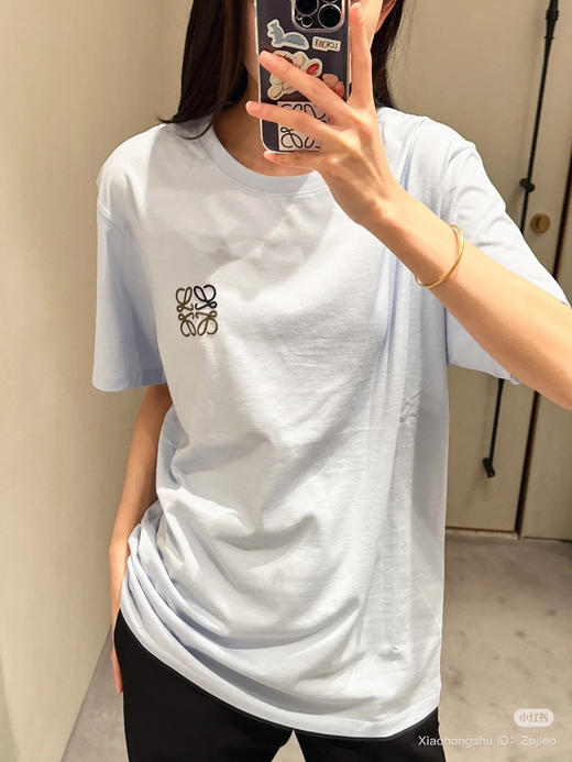 715-1极限特惠 一博同款 6088彩标刺绣 宽松圆领短袖T恤 商品图6