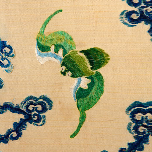 清代“龙戏珠”宫廷刺绣 商品图7