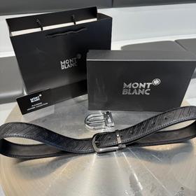 G237万宝龙25年新款男士M双扣商务休闲皮带腰带礼盒装男士经典款