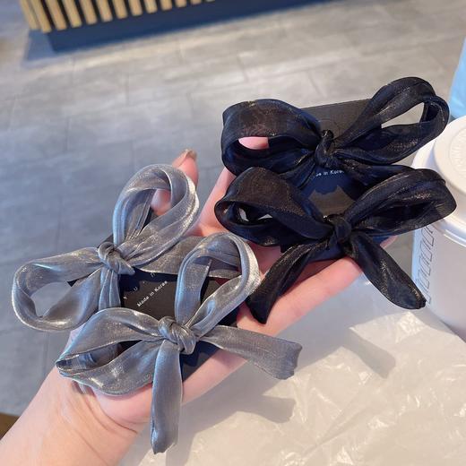 【甜美蝴蝶结发夹】侧边发型搭子，百搭简约有型白看不腻，不易滑落，发卡鸭嘴夹2025新款侧边夹刘海夹碎发夹气质发饰QQ 商品图3