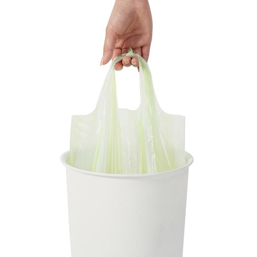 【批发】美丽雅双色1丝加厚防破背心垃圾袋 100个/卷 商品图3