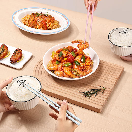 【双12直播专享】【20积分+9.9元】康巴赫 健康分食合金筷 5双 清洗方便 商品图2