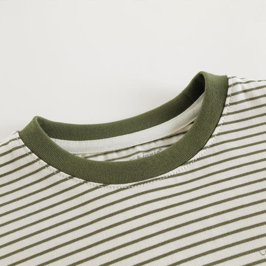 马克珍妮男童条纹小鳄鱼长袖T恤 宝宝纯棉上衣2025秋装新款551117 商品图3