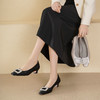 Westory2025年秋季小方头低跟单鞋通勤百搭浅口鞋S25CE76501 商品缩略图6