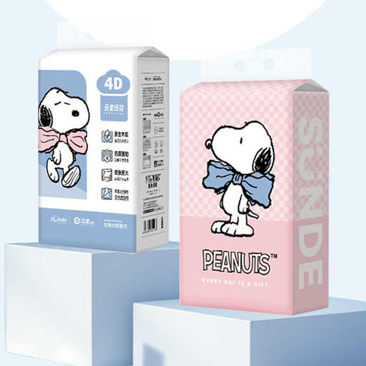 史努比每天都是礼物抽纸（200抽/包）门店同款纪念日百货162260091 商品图1