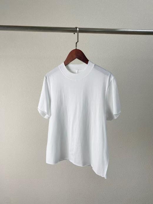 ROW风纯色圆领短袖T恤！女2025新款简约百搭宽松短款上衣！ 商品图5