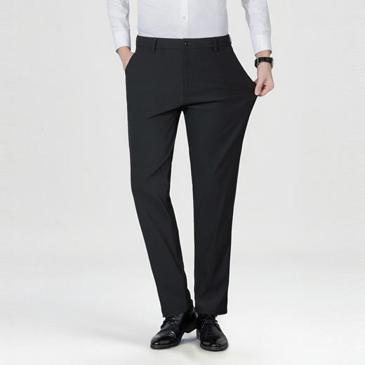 【高弹减压】圣得西男士西裤2025年秋季款商务通勤休闲直筒长裤 商品图3