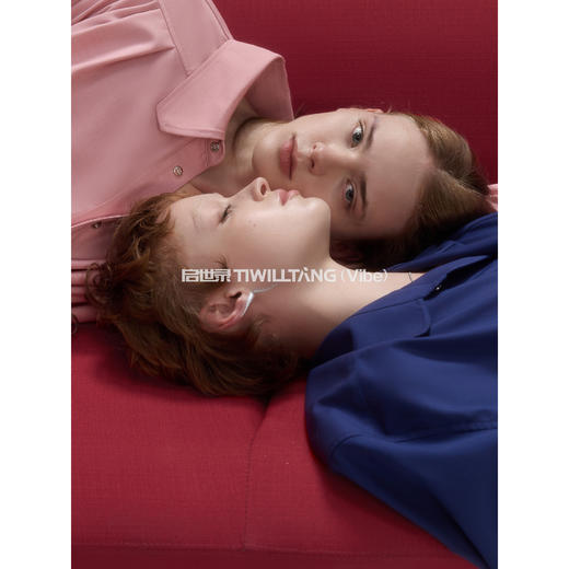 启世录TIWILLTANG“哲焕绅度”龙骨链慵懒风垂感衬衫男 商品图3