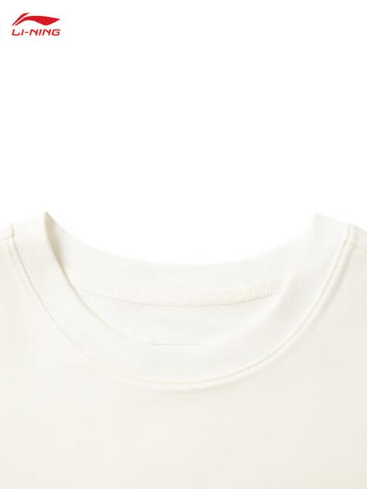 李宁（LI-NING）潮流运动短袖T恤衫女2025秋季圆领文化衫AHSV464 商品图6