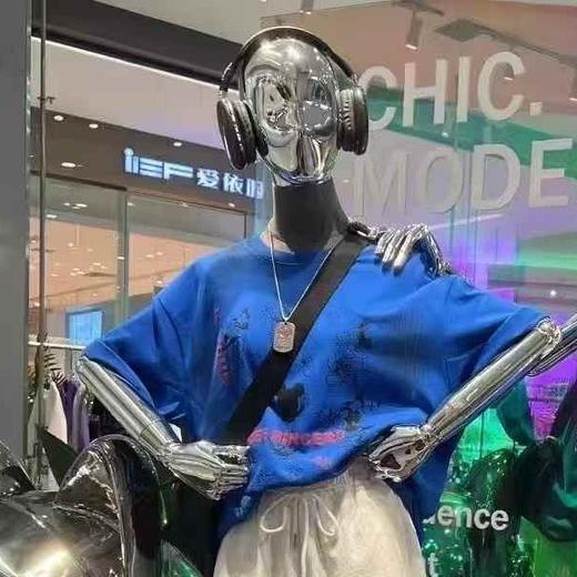 ZC圆领卡通小图案短袖T恤500701（蓝） 夏季 253020050321 商品图3