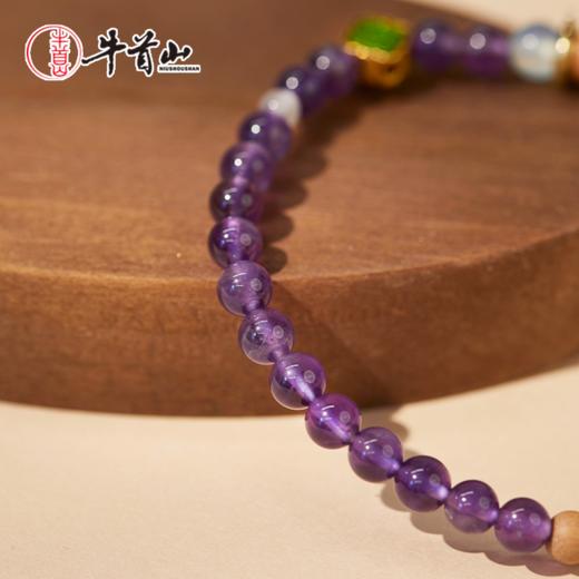 牛首山文创花韵·老山檀水晶手串女小众设计精致国风手饰节日礼物 商品图1