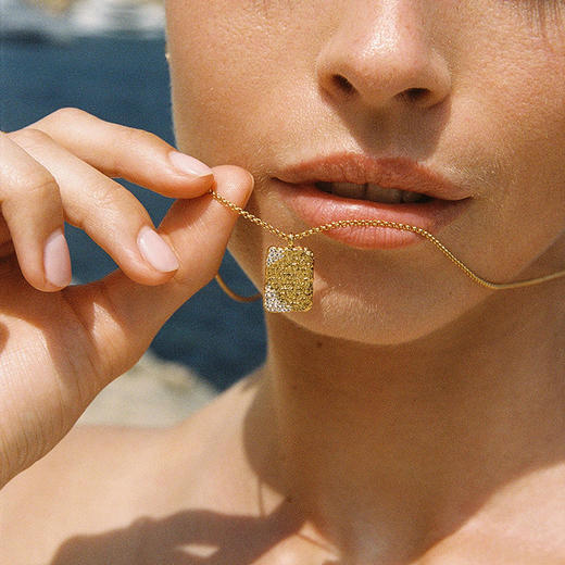 北京仓｜Agapee-Kálama-羊皮书 吊坠 项链［法国设计师］ 商品图3