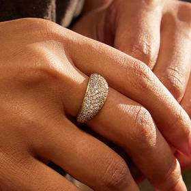 北京仓｜Agapee-CASSIOPÉE-满钻 穹顶 戒指［法国设计师］