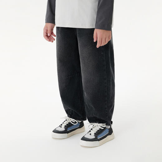 马克珍妮男童挺括有型直筒牛仔裤 宝宝裤子2025年秋装新款551313 商品图1