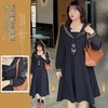 双十二福利！【诗铭洛可】（短款/长款）XCA427连衣裙学院风海军领 商品缩略图0
