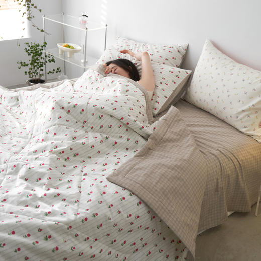 【清仓99元起】【里外全棉】全棉印花棉花夏凉被 耐磨透气可水洗夏被【不支持退换货】 商品图5