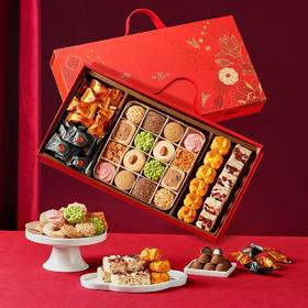 【巧韵食趣礼盒】悠享时曲奇雪花酥糕点喜饼喜糖巧克力零食大礼包礼品580g