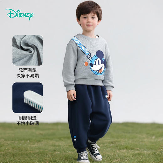 迪士尼童装男童卫衣套装宝宝长袖长裤两件套2025新款秋装儿童衣服ZD3ET005 商品图1