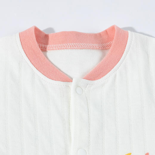 迪士尼春秋季新款女童前开连体衣纯棉女宝满月哈衣卡通印花可外穿爬爬服ZD3EL023 商品图4