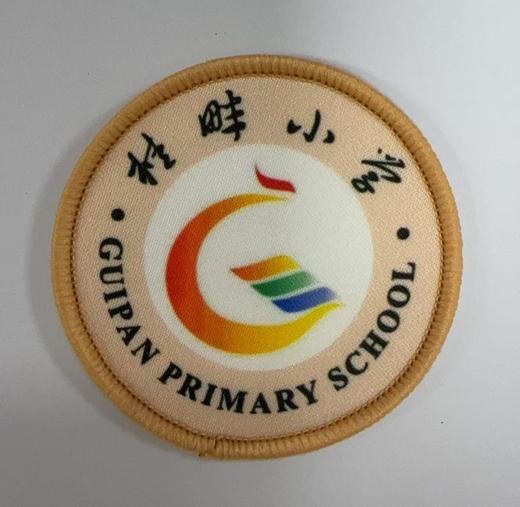通版佛山市顺德区桂畔小学包边校徽校服礼姓名贴章可缝烫现货发51 商品图0