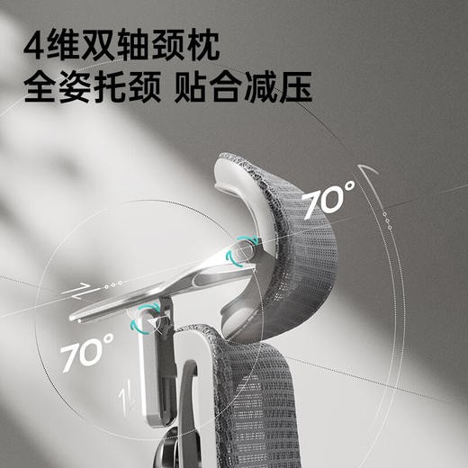 黑白调E3Ultra4代人体工学椅电脑椅子办公椅电竞椅人工力学座椅 商品图4