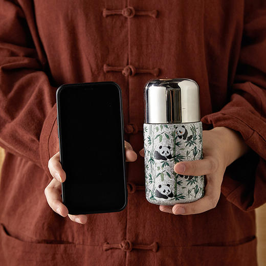 钛胶囊保温杯（国风/渐变款）钛涂装内胆，国风/渐变两款多色可选，240ml-350ml，喝到一口安全、放心热水 商品图1