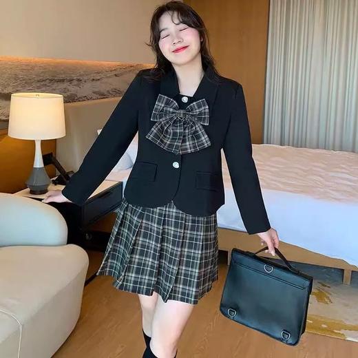 【诗铭洛可】（套装）XCA454 JK套装 西服外套➕格子半裙两件套A8-3/A7-3 商品图1
