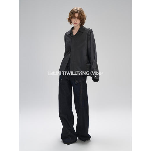 启世录TIWILLTANG“境异拟象”抗皱透气异形长袖衬衫套装 商品图3