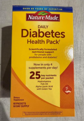 Nature made糖尿病人健康包 60包/盒  60天量 洛杉矶直邮