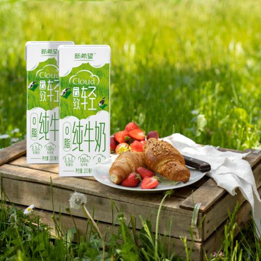 【品牌直发】新希望秒杀来袭99元5箱组合装 ✅配料仅生牛乳，真正干净0️⃣添加 ✅自有GAP一级牧场奶源，奶香浓郁，浓醇营养，新希望致浓致轻焕新升级纯牛乳200ml*10盒/箱 商品图8
