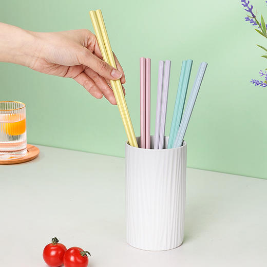 【双12直播专享】【20积分+9.9元】康巴赫 健康分食合金筷 5双 清洗方便 商品图1