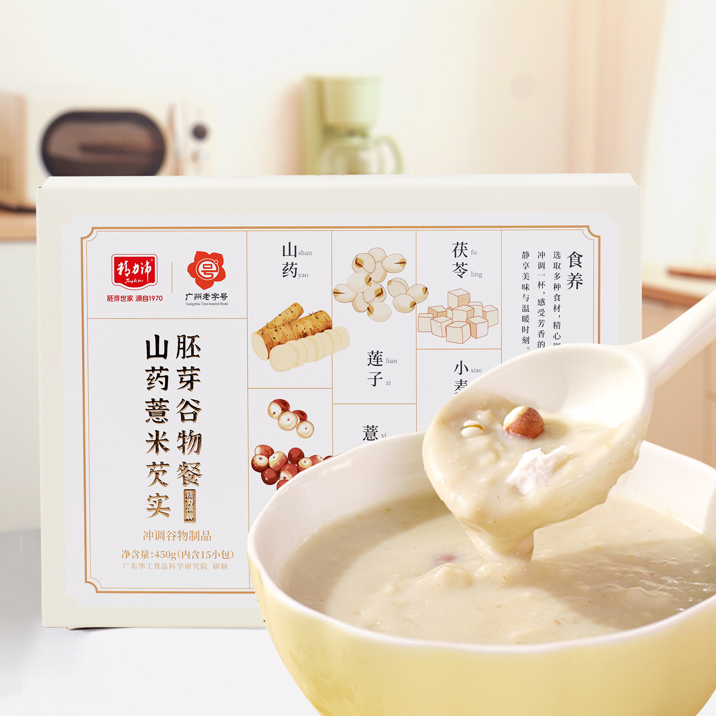 山药薏米芡实胚芽谷物餐450g